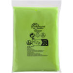 Mayan recycled plastic disposable rain poncho with storage pouch | Rain Ponchos - Image 23