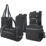 Aqua GRS recycled water resistant duffel backpack 35L | Travel bags - Image 9