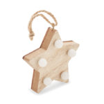 Wooden weed star with lights | LALIE