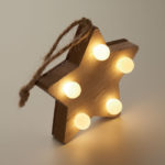 Wooden weed star with lights | LALIE - Image 4