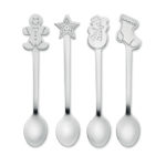 Set of 4 Christmas tea spoon | CHIP SET