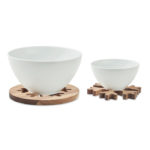 Acacia wooden pot holders set | SCAGLIA - Image 3