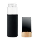 Glass bottle bamboo lid 600ml | TINAROO - Image 2