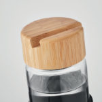 Glass bottle bamboo lid 600ml | TINAROO - Image 4