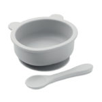 Silicone spoon, bowl baby set | MYMEAL