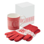 Winter gift mug and gloves set | COPITO SET