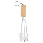 Bamboo key ring and stand | CLAUERC - Image 3