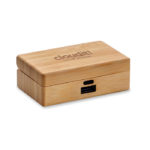 TWS earbuds in bamboo case | OREBAM - Image 4