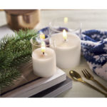 LED wax candle in glass holder | XANDLE+ - Image 5