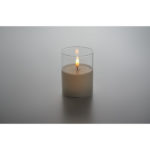 LED wax candle in glass holder | XANDLE+ - Image 3