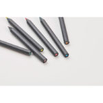 6 black colouring pencils | NEGRO - Image 3