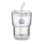 Glass tumbler with straw 400ml | SIP - Image 4
