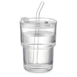 Glass tumbler with straw 400ml | SIP - Image 3