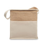 Jute and canvas cooler bag 3L | LONA - Image 2