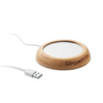 Bamboo mug warmer with USB | MUGLET - Image 4