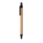 Push button ball pen in bamboo | ITEA COLOUR