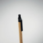 Push button ball pen in bamboo | ITEA COLOUR - Image 2