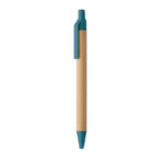 Push button ball pen in bamboo | ITEA COLOUR - Image 3