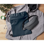 Drawstring bag in 600D RPET | BANGKOK BAG - Image 8