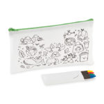 Pencil case with 4 crayons | CRAY