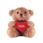 Teddy bear plush with heart | CUDDLE - Image 4