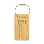 Bamboo luggage tag | MIO - Image 2