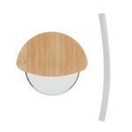 Round bamboo pizza cutter | NAPOL - Image 2