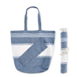 Beach bag with hammam towel | HUMMUM - Image 2