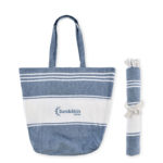 Beach bag with hammam towel | HUMMUM - Image 5
