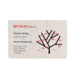 Wildflower seed business card. | ASIDA - Image 3